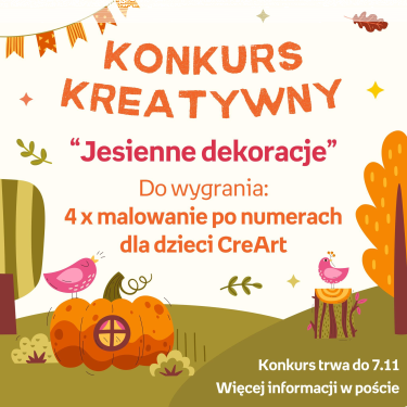 Konkurs kreatywny "Jesienne dekoracje"
