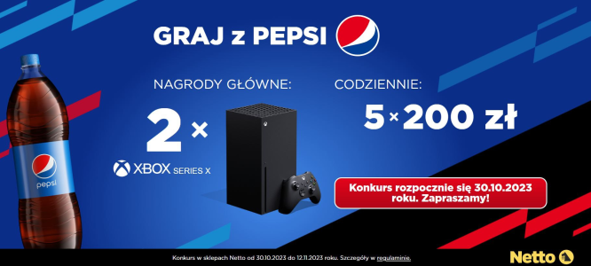 Konkurs "Graj z Pepsi 2023" Netto