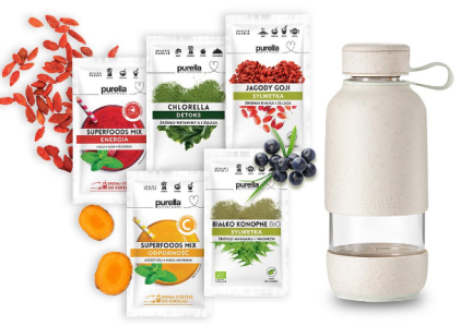 Konkurs "Jesienny koktajl z Purella Superfoods" Biedronka