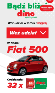 Loteria "Bądź bliżej Dino"
