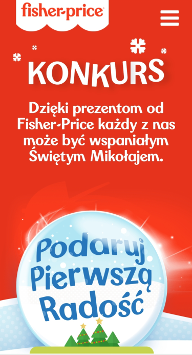 Konkurs "Podaruj radość Fisher Price"