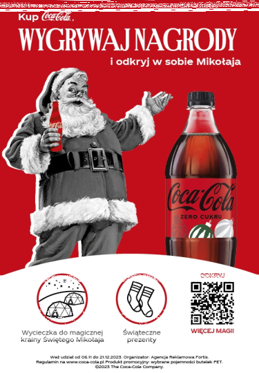 Loteria "Święta z Coca-Cola" do godz. 17:00