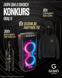 Konkurs od Grant’s! 18+
