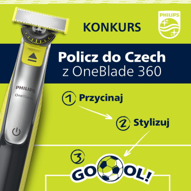 Konkurs "Policz do Czech z OneBlade 360"
