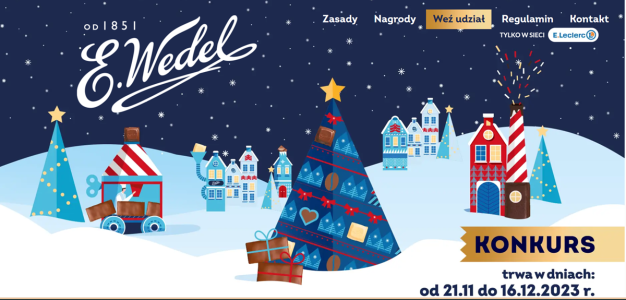 Konkurs "Święta z Wedlem" E. Leclerc