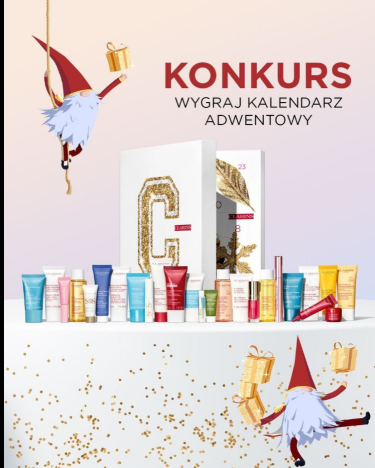 Wygraj 24-okienkowy Kalendarz Adwentowy od Clarins