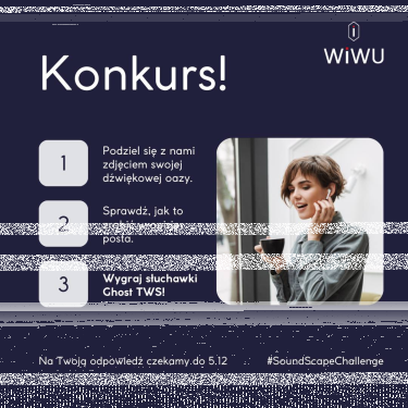 Konkurs "Znajdź swoją dźwiękową oazę z WiWU"