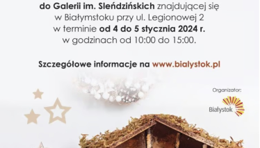 Białystok: Konkurs "Szopka"