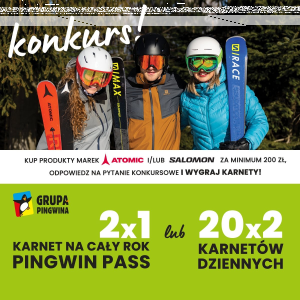 Konkurs "Sportowa zima z Martes Sport x Grupa Pingwina"