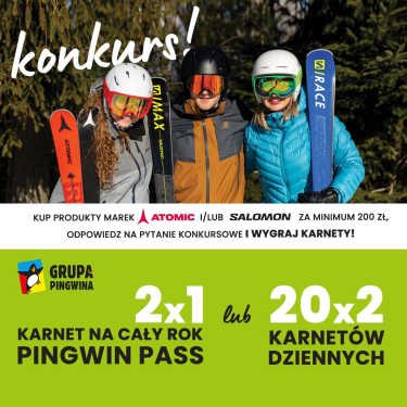 Konkurs "Sportowa zima z Martes Sport x Grupa Pingwina"