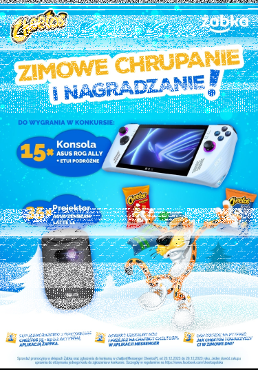 Konkurs "Zimowe chrupanie i nagradzanie" Cheetos Żabka