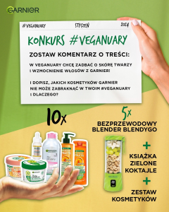 Konkurs "Garnier Veganuary"