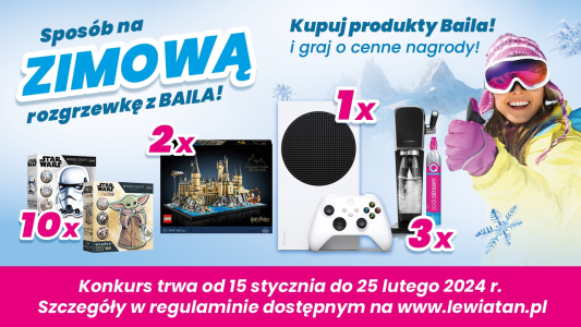 Konkurs "Sposób na zimową rozgrzewkę z BAILA" Lewiatan