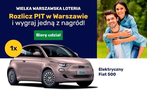 Loteria "Plać PIT w Warszawe"
