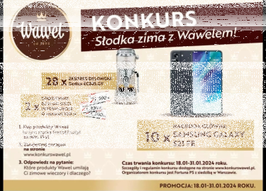 Konkurs "Słodka zima z Wawelem" Intermarche