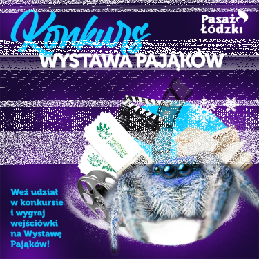 Łódź: Wygraj wejściówkę na wystawę pająków i skorpionów w Pasażu