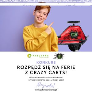 Poznań: Wygraj voucher na jazdę do Crazy Carts