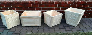 Wygraj drewnianą donicę ogrodową