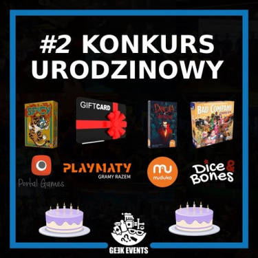 Konkurs "3 urodziny GE3K Events"