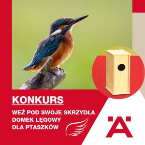 Konkurs "Weź pod swoje skrzydła domek lęgowy dla ptaszków"