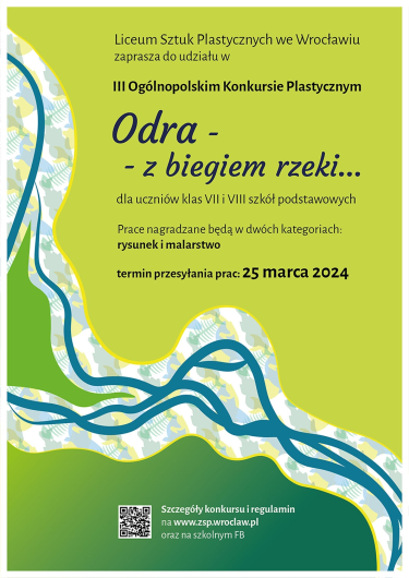 Konkurs plastyczny "Odra - z biegiem rzeki..."