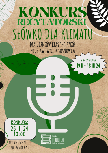 Konkurs "Słówko dla klimatu"