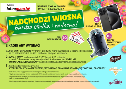 Konkurs "Słodka wiosna" Intemarche