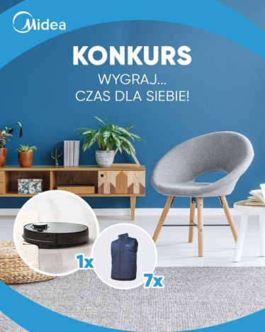 Konkurs "Midea... Wygraj czas dla siebie."
