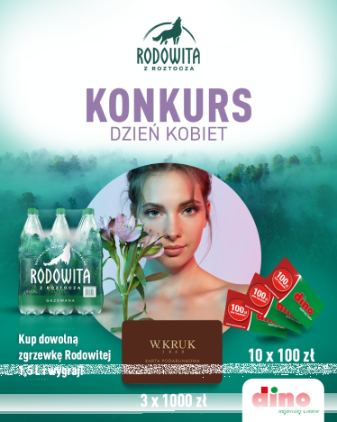Konkurs "DINO x RODOWITA na dzień kobiet"