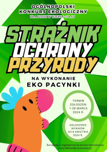 Konkurs "Strażnik ochrony przyrody"