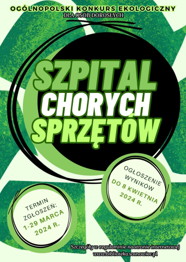 Konkurs "Szpital chorych sprzętów"