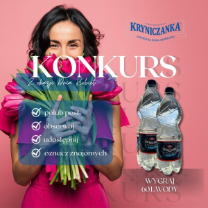 Wygraj wodę Kryniczankę
