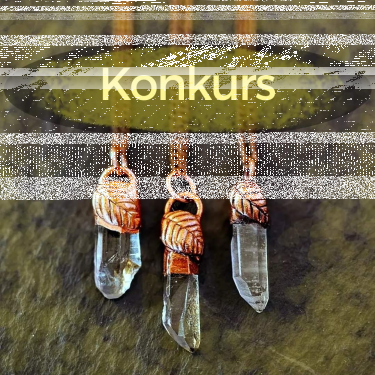 Wygraj miedziany naszyjnik z górskimi minerałami