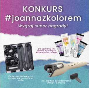 Konkurs "#JOANNAzkolorem Wygraj super nagrody"