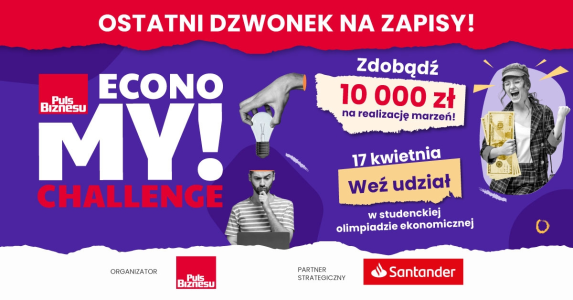 Konkurs "PB EconoMY Challenge - sprawdź swoją wiedzę i wygraj"