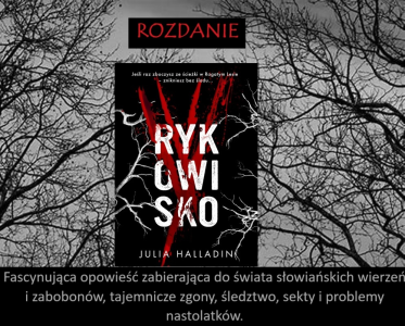 Wygraj książkę "Rykowisko" Julii Halladin