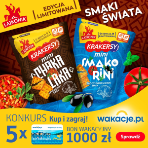 Konkurs "Odkryj smaki świata z Lajkonikiem"