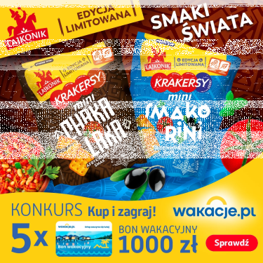 Konkurs "Odkryj smaki świata z Lajkonikiem"