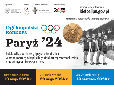 Ogólnopolski konkurs "Paryżˈ24. Polski wkład w historię igrzysk olimpijskich"