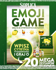 Konkurs "Mikroaktywacja z Soplicą – Soplica Cytrynówka" 18+