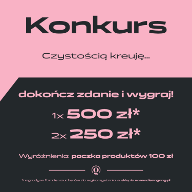 Konkurs cleangang "Czystością kreuję"