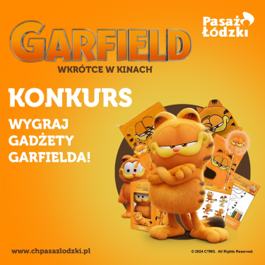 Wygraj gadżety z Garfieldem