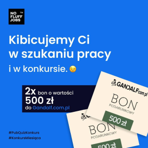 Konkurs "Planszówka od No Fluff Jobs"