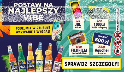 Konkurs "NAJLEPSZY VIBE" Groszek, Euro Sklep, ABC, Lewiatan, Gama, Duży Ben, 18+