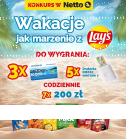 Konkurs "Wakacje jak marzenie z Lay's" Netto
