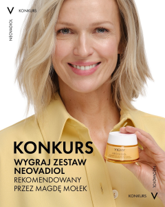 Wygraj rutynę pielęgnacyjną Neovadiol rekomendowaną przez ambasadorkę Magdę Mołek