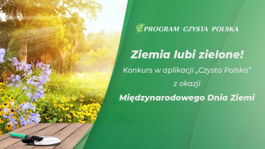 Konkurs z okazji Międzynarodowego Dnia Ziemi "Ziemia lubi zielone"