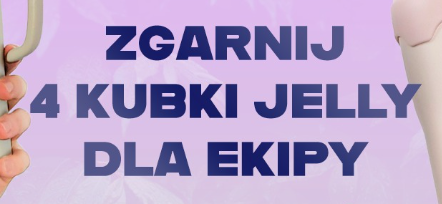 Konkurs "Zgarnij 4 kubki Jelly dla ekipy"