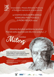 X edycja Ogólnopolskiego Konkursu Poetyckiego "O Pióro Pegaza 2024"