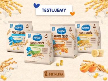 Konkurs "Wypróbuj bezpłatnie kleik i dwie kaszki z nowej linii Nestlé Proste Zboża"